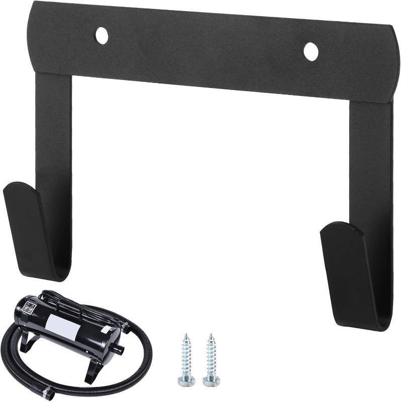 lot 21513 image: Dryer Wall Mount BracketHeavy Duty Pet Hair Dryer Holder Compatible with K9 Dryers and Dog Grooming Station-DogGrooming SuppliesAccessories (Black)