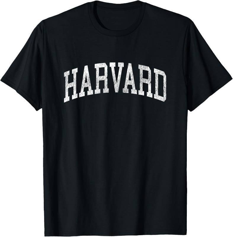 lot 21652 image: Harvard Massachusetts MA Vintage Athletic Sports Design T-Shirt Size Medium