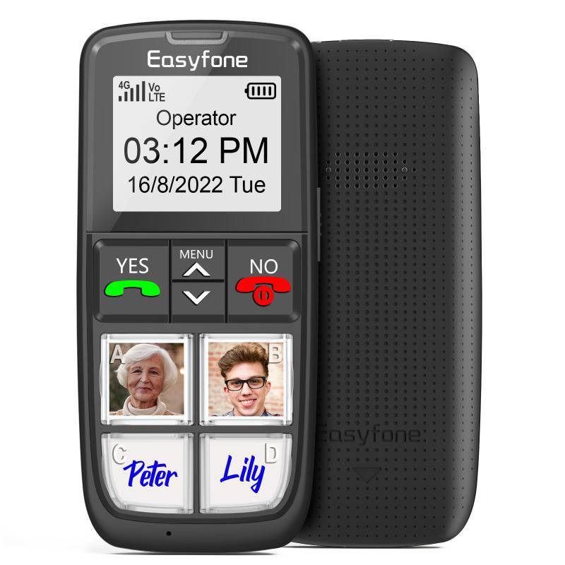lot 20157 image: Telephone Cellulaire Easyfone T6 4G Senior Cell Phone