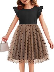 lot 26957 image: Flypigs Toddler Tutu Dress Girls Ruffle Tulle Dresses Cute Summer Party Princess Sundress for Size 4-5Y