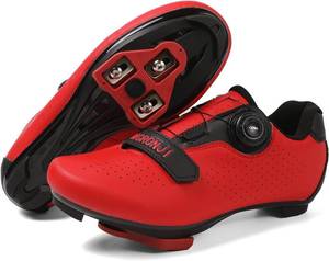 lot 26981 image: Cycling Shoes, Unisex Delta Cleats Compatible, Indoor Peloton and Outdoor Road Bike Shoes for Men and Women Size Womens 6.5-7 Mens 5-5.5