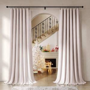 lot 27041 image: Beauoop Pink Velvet Curtains 84 Inches Long 2 Panels for Bedroom Living Room Soft Luxury Room Darkening Thermal Insulated Soundproof Rod Pocket Window Treatments Drapes, 52X84 Set of 2
