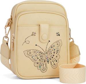 lot 27045 image: KITEVIUN Crossbody Bags for Women Leather Crossbody Purse Small Shoulder Phone Purse with Adjustable Strap & RFID Card Slots