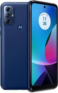 lot 27057 image: Motorola Moto G Play 2023 3-Day Battery Unlocked Made for US 332GB 16MP Camera Navy Blue - Retail $109.72