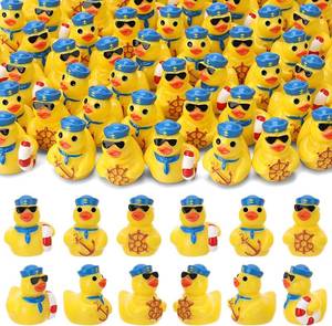 lot 27074 image: 60pcs Sailor Cruise Resin Ducks, Tiny Ducks Toy Figurines, Novelty Duck for Sailor Cruise Ship Party Favors Gifts (3 Styles)