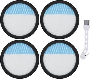 lot 27098 image: Filter for Ryobi 18V ONE PCL720, ONE HP PBLSV716, PBLSV717 Cordless Pet Stick Vacuum, Compare to Part A32SV720N, 4 Pack Washable Reusable Filters Replacement for Ryobi