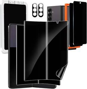 lot 27100 image: Milomdoi 6 in 1 Privacy Screen Protector for Samsung Galaxy Z Fold 7, 2 Pack Inside Anti-Spy Film with 2Pack Front Tempered Glass  2 Pacs Camera Lens Protector Accessories
