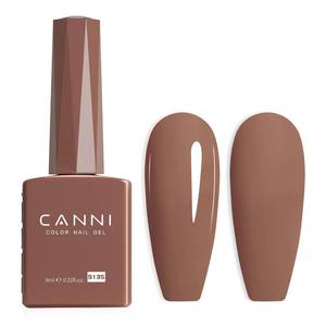 lot 27106 image: CANNI Brown Gel Nail Polish, 1Pcs Fall Winter Gel Polish Chocolate Brown Color High Gloss Soak Off U V French Nail Manicure Salon DIY