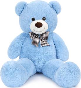 lot 27112 image: MaoGoLan Giant Teddy Bear Plush Toy - Ultra Soft & Cute Large Stuffed Animal 39 inches, Perfect for Baby Showers, Birthdays, Valentine Day Gifts (Kids, Couples, Family),Blue