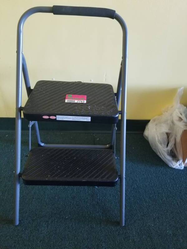 lot 7763 image: 2 Step Utility Stool