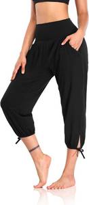 lot 27193 image: DIBAOLONG Womens Yoga Pants Capri Loose Workout Sweatpants Comfy Lounge Joggers with Pockets SIZE S