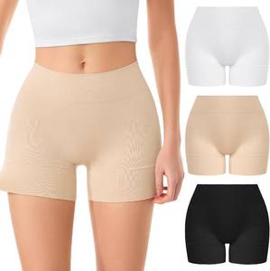 lot 27194 image: Slip Shorts for Under Dresses Women, Seamless Anti Chafe Underwear Shapewear Thigh Cooling Biker Short Panties SIZE M
