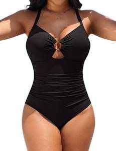 lot 27206 image: Blooming Jelly Womens One Piece Swimsuit Slimming Tummy Control Bathing Suit Shapewear Full Coverage Swim Suits SIZE XL