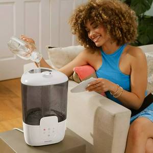 lot 17314 image: HoMedics Top-Fill 120-Hour Warm & Cool Mist Ultrasonic Humidifier