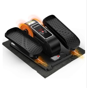 lot 17327 image: Under Desk Elliptical Machine, Electric Elliptical Leg Exerciser for Senior, Quiet and Compact Electric Seated Pedal Exerciser for Home with Monitor, Remote Control and 12 Adjustable Speeds