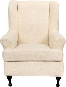 lot 17342 image: Eco-Ancheng Wingback Chair Slipcover 2 Piece Slipcovers for Wingback Chairs Jacquard Wingback Chair Covers Washable Furniture Protector with Elastic Bottom for Living Room Wingback Chairs,L16