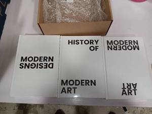 lot 17610 image: Modern Artthree pack Decorative books