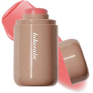 lot 17628 image: Cream Blush stick, Natural-Looking Matte Finish Makeup Blush stick, Hydrating Long Lasting Lightweight Blendable Blush for cheeks (#3 Bright Coral, 1 PC)