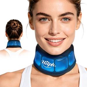 lot 17649 image: Hilph Neck Ice Pack Wrap, 45-Minute Long-Lasting Ice Pack for Neck with Ice Grid Gel Design, Reusable Gel Ice Wrap for Cervical Pain, Tonsillectomy, Thyroidectomy, Post Surgery, Menopause, Hot Flash