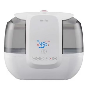 lot 17667 image: HoMedics TotalComfort Ultrasonic Humidifier with UV-C Technology, White
