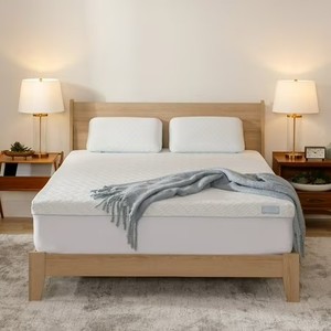 lot 17669 image: Serenity by Tempur-Pedic Memory Foam Mattress Topper, Queen