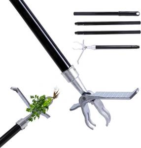 lot 18919 image: Yocada Weed Puller Tool Stand Up Weed Remover Tool with 4 Claw Steel Head Weeder Tool Long Handle Garden Hand Weeding Tool Easily Remove Weeds Roots Without Bending Pulling Kneeling 62.59