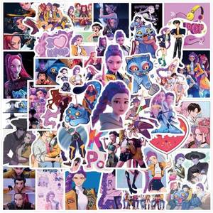 lot 18963 image: Demon Movie Hunters Stickers,110PCS Korean Idol Anime Style Stickers for Water Bottles,Waterproof Vinyl Decal for Teen Girl Adult Laptop Skateboard Phone Case Guitar Travel Case Bike Notebook