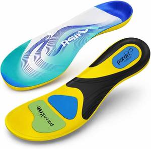 lot 18972 image: Gviipk Upgraded Plantar Fasciitis Insoles, 240lbs Heavy Duty Work Boot Insoles for Men, Arch Support Orthotics Inserts, Athletic Gel Shoe Inserts for Pain Relief, Flat Feet, Standing All Day - L