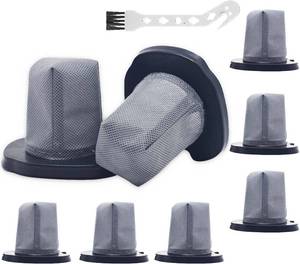 lot 17357 image: 6 Pack CH701 Vacuum Filter Replacement for Shark Cyclone PET Handheld Vacuum CH701 CH701C CH700WM CH700 CH700C CH701QGN CH701QBL Compare Parts XDCFCH700 Grey