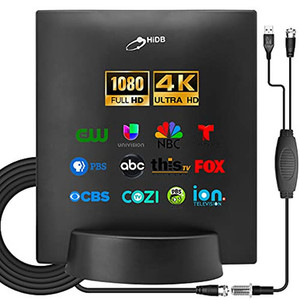 lot 17397 image: Indoor TV Antenna, Amplified HD Digital TV Antenna Long Range Reception, Premium HDTV Antenna with Signal Booster Support 4K HD Local Channels Fire S