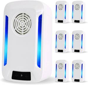 lot 18770 image: 6-Pack Ultrasonic Pest Deterrent Indoor Plug-in Device for Mice, Roaches, Ants, Spiders, and Flying Insects