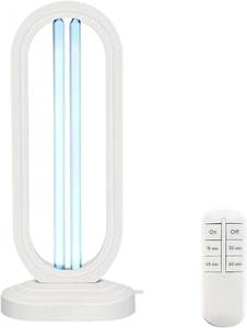 lot 19029 image: 2025 New UV Light - Uv Lamp for Bedbugs, Uv Bed Bugs, UV Lamp with 4- Speed Timing and Remote Control (White)