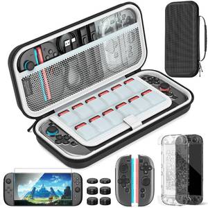 lot 19033 image: HEYSTOP Switch 2 Case for Nintendo Switch 2, Switch 2 Accessories Kit 2025 Upgraded ,Carrying Case for Nintendo Switch 2 with 12 Game Slots & 6 Thumb Grips