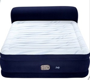lot 19052 image: Sealy Air Mattress Queen with Built-in Headboard