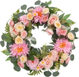 lot 19115 image: Artificial Chrysanthemum Garland, Valentines Day & Decorative Flowers(Pink)