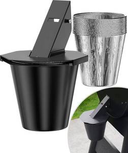 lot 19287 image: Upgraded Grease Bucket with Lid &amp 12-Pack Liners - Modified Traeger Accessories, Drip Bucket for Traeger, Pit Boss, Z Grills, Recteq, and More, Smoker Bucket with Grease Catcher for Pellet Grill - Incomplete