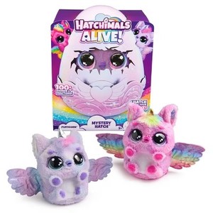 lot 10392 image: Hatchimals Alive Mystery Hatch Interactive Pufficorn with Mist, Lights & Sounds