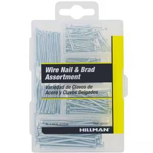 lot 17943 image: Steel Wire Nail and Brad Nail Assorted Kit (260-Pack)