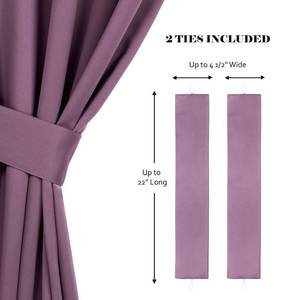 lot 17945 image: SUPERIOR Solid Insulated Thermal 2-Piece Blackout Grommet Window Curtain Panels, OLIVE GREEN