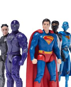 lot 17956 image: DC Comics Superman Movie Action Figure Sets - Multi - No Size