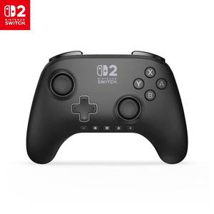 lot 17970 image: PowerA Advantage Wireless Controller for Nintendo Switch 2 - Black, Officially Licensed, Hall Effects, Mappable Buttons, Pro Controller, C Button, Motion Controls, Cord not Included
