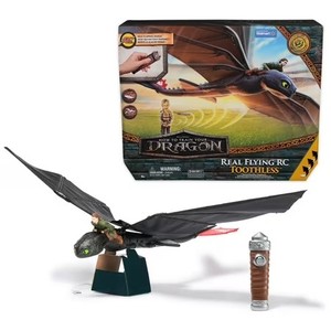 lot 18796 image: Dreamworks Dragons, How to Train Your Dragon, Remote Control Flying Toothless Toy