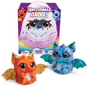 lot 18899 image: Hatchimals Alive, Mystery Hatch 6.5-inch Draggle Electronic Pet with Mist, Lights & Sounds (Styles Vary)