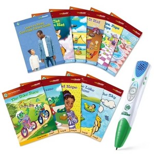lot 19123 image: LeapFrog LeapReader Learn-to-Read 10-Book Mega Pack Plastic, Paper with Accessories, Baby and Toddler Toys