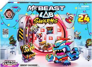 lot 19135 image: Celebrate the End of Year with MrBeast Hyper Fusion Advent Calendar, Opens A Door Every Day to discover 14 Exclusive Micro-Creatures, 22 Stickers and 7 Fusion Capsules