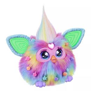 lot 19137 image: Furby Tie Dye Electronic Interactive Plush Toy by Hasbro