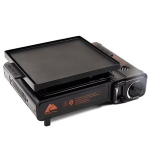 lot 19155 image: Ozark Trail 83.1 sq in 2-in-1 Butane Outdoor Griddle
