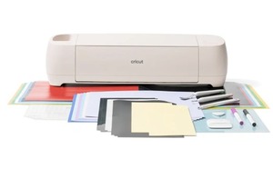 lot 19157 image: Cricut Explore 4 Smart Cutting Machine Essentials Bundle   DIY Craft Cutter with Tools &amp Starter Materials&nbsp