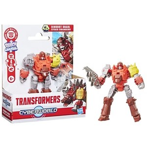 lot 19186 image: Transformers Toys CYBERWORLD Cyber Changers Dinobot Snarl Action Figure, 6