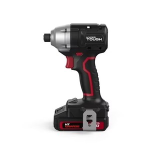 lot 19220 image: Hyper Tough 20V Brushless Impact Driver with 2.0Ah Lithium-Ion Battery Pack and Charger, 14-inch. Hex Collet Chuck Size, 22006.2